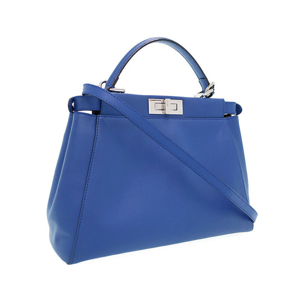 Fendi Peekaboo handbag ISeeU Leather 2way Shoulder Bag - Picture 2 of 9